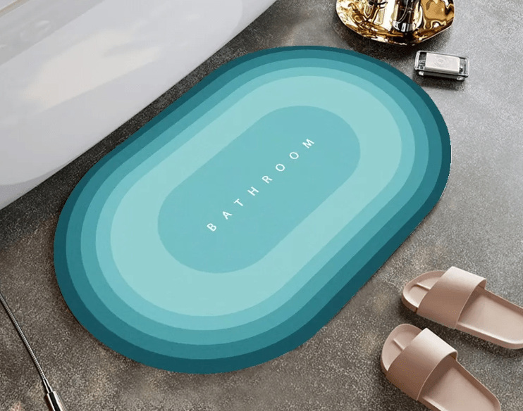 Non-Slip Diatom Mud Bathroom Mat — Quick-Dry, Absorbent & Safe for Elderly - FamilyCarers.store