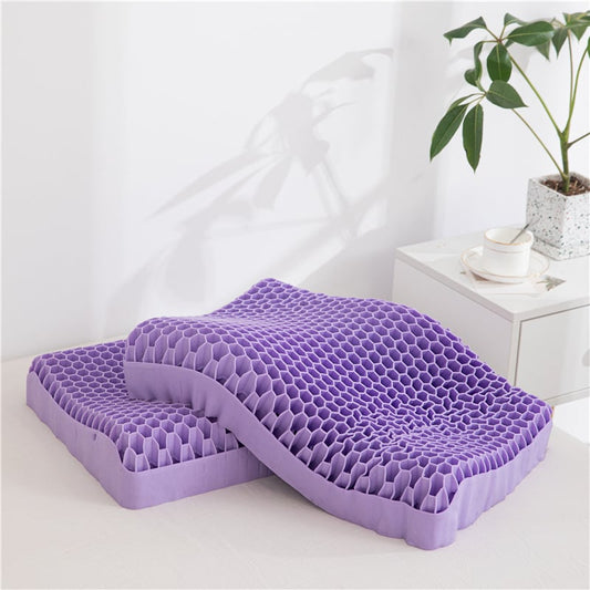 Orthopedic Neck Pillow for Carers & Elderly – 3D TPE Honeycomb, Zero-Pressure Cervical Support - FamilyCarers.store