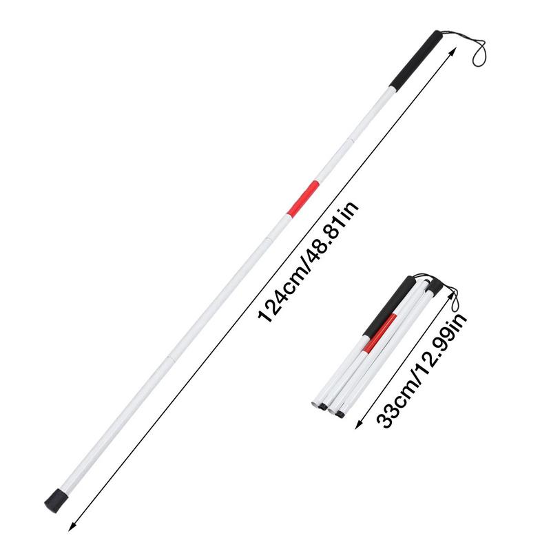 Reflective Adjustable Folding Cane for Visually Impaired - FamilyCarers.store
