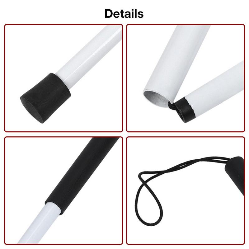 Reflective Adjustable Folding Cane for Visually Impaired - FamilyCarers.store