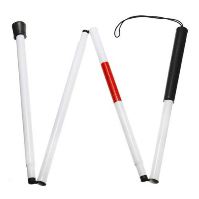 Reflective Adjustable Folding Cane for Visually Impaired - FamilyCarers.store