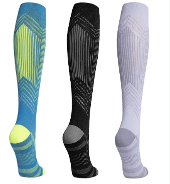 Reflective Sports Long Compression Socks - FamilyCarers.store