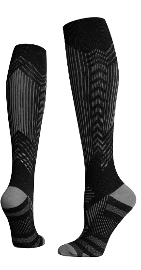 Reflective Sports Long Compression Socks - FamilyCarers.store
