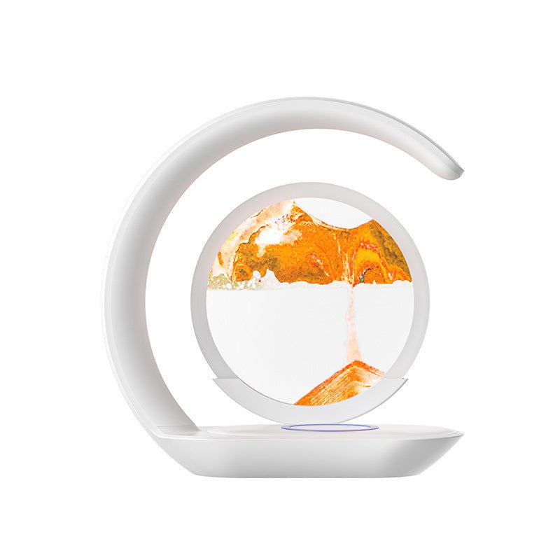 Sand Art Wireless Charging Night Light – Calming Bedside Lamp for Carers & Elderly - FamilyCarers.store