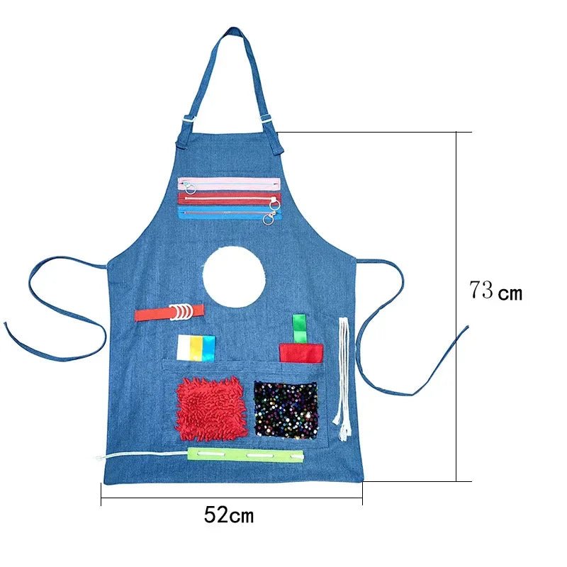 Sensory Fidget Apron for Dementia Care – Tactile Activity Apron - FamilyCarers.store
