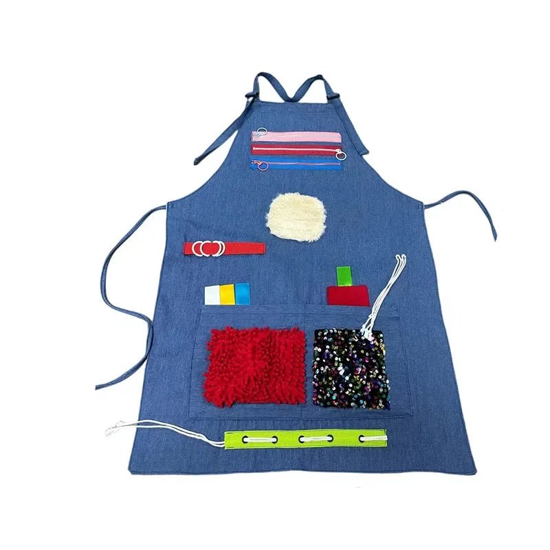 Sensory Fidget Apron for Dementia Care – Tactile Activity Apron - FamilyCarers.store