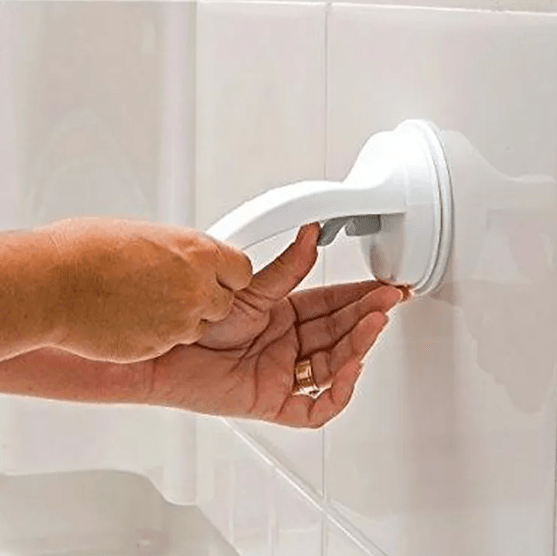 Shower Foot Rest with Suction Cup – Non-Slip Bathroom Foot Pedal for Elderly, Mobility Aid & Leg Washing – Safety Shower Footstool for Carers - FamilyCarers.store