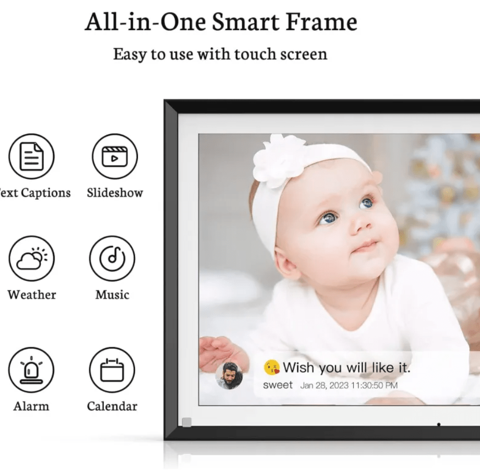 Smart Cloud Digital Photo Frame - FamilyCarers.store