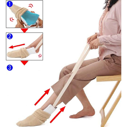 Sock Aid for Seniors - Easy Sock Wearing Assistance - FamilyCarers.store