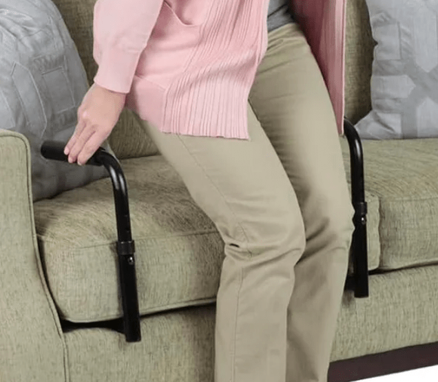 Sofa Armrest Standing Aid for Elderly — Aluminium Support Rail - FamilyCarers.store