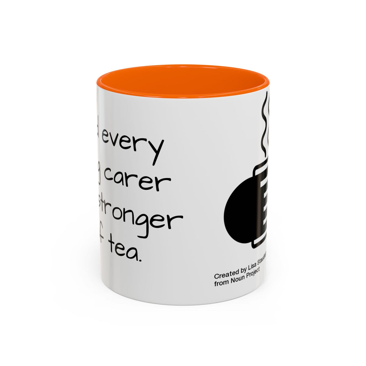 Steaming Coffee Mug Illustration Accent Mug - FamilyCarers.store