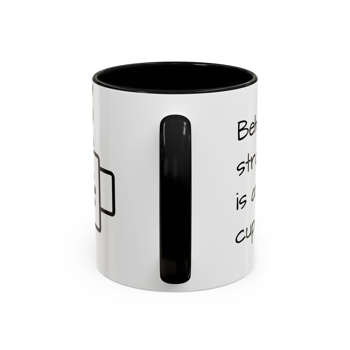 Steaming Coffee Mug Illustration Accent Mug - FamilyCarers.store