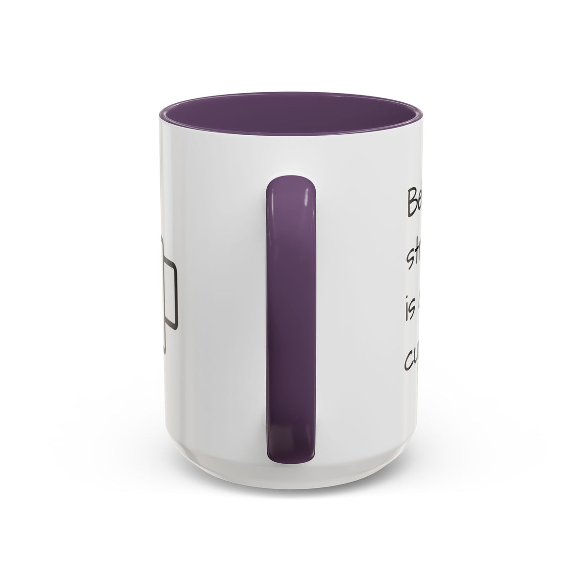 Steaming Coffee Mug Illustration Accent Mug - FamilyCarers.store