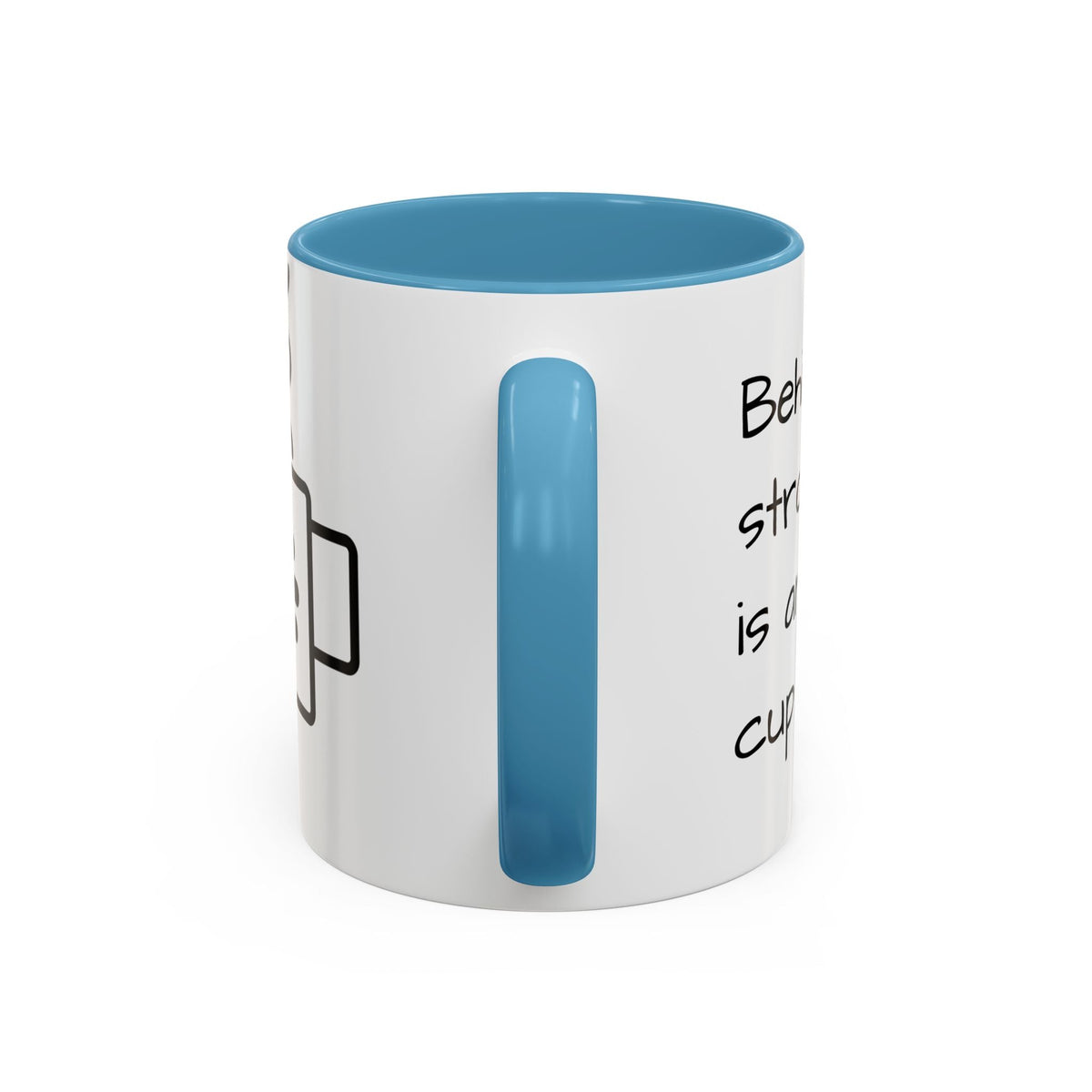 Steaming Coffee Mug Illustration Accent Mug - FamilyCarers.store