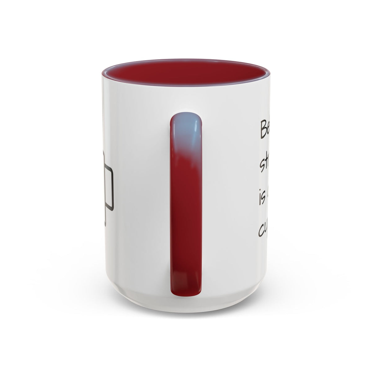 Steaming Coffee Mug Illustration Accent Mug - FamilyCarers.store