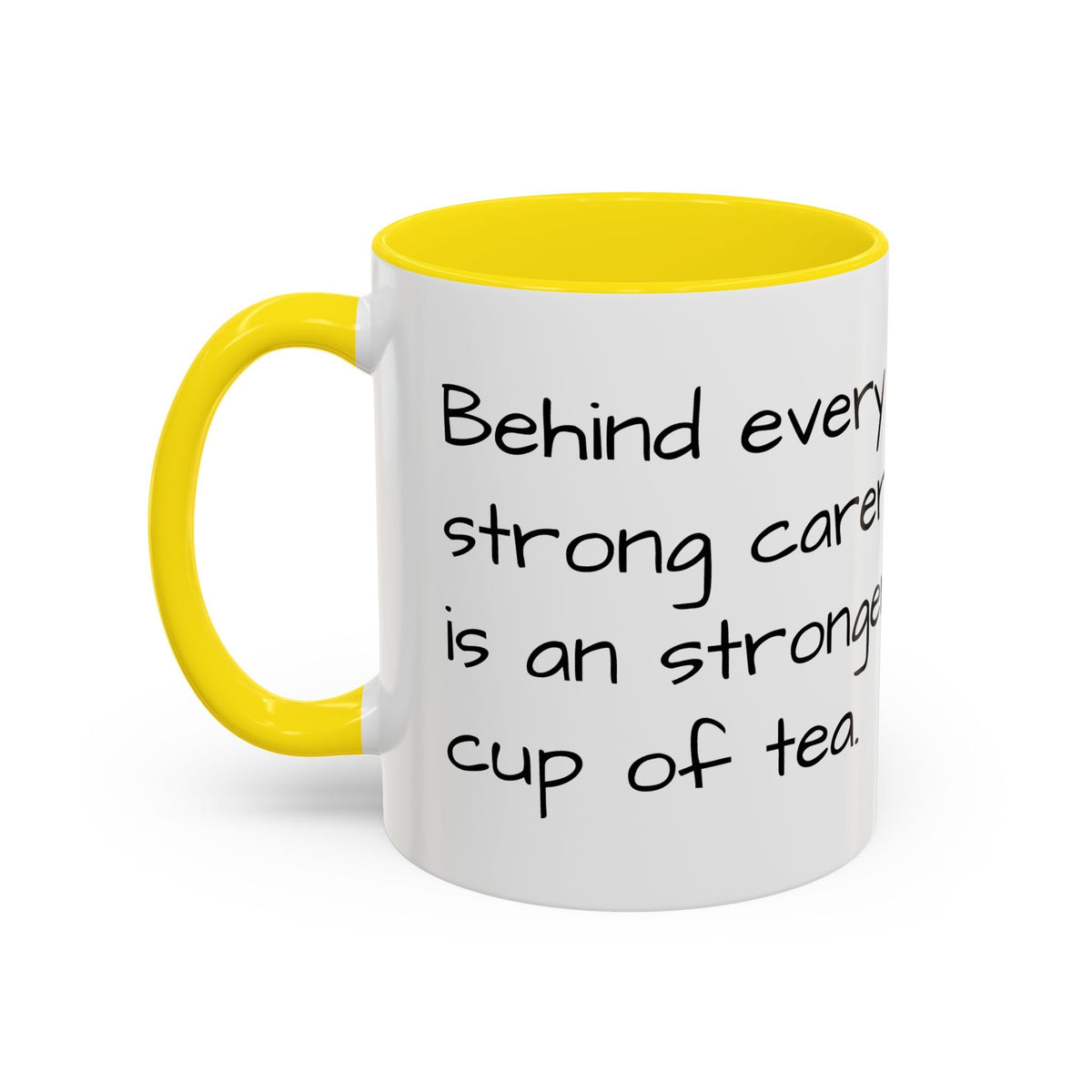 Steaming Coffee Mug Illustration Accent Mug - FamilyCarers.store