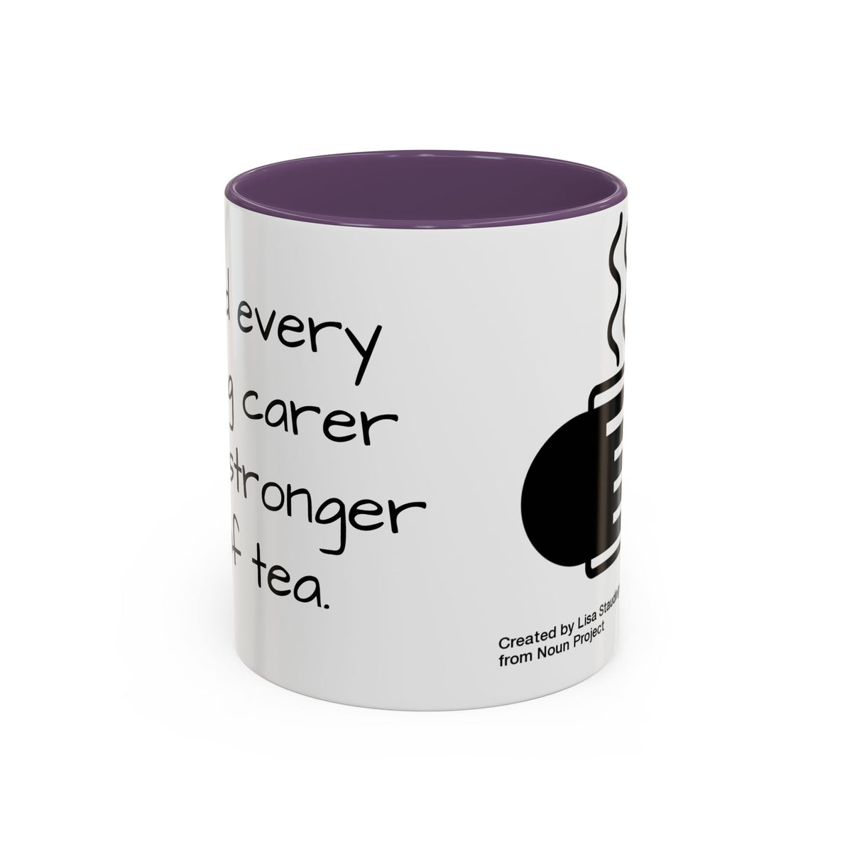 Steaming Coffee Mug Illustration Accent Mug - FamilyCarers.store