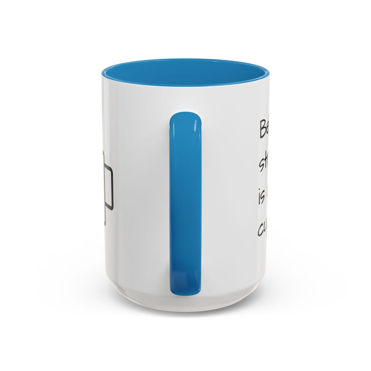 Steaming Coffee Mug Illustration Accent Mug - FamilyCarers.store