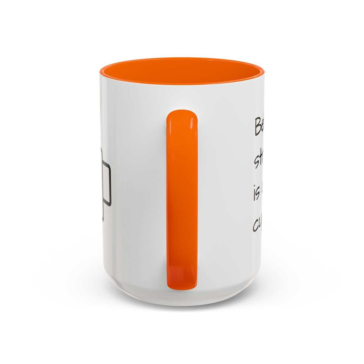 Steaming Coffee Mug Illustration Accent Mug - FamilyCarers.store