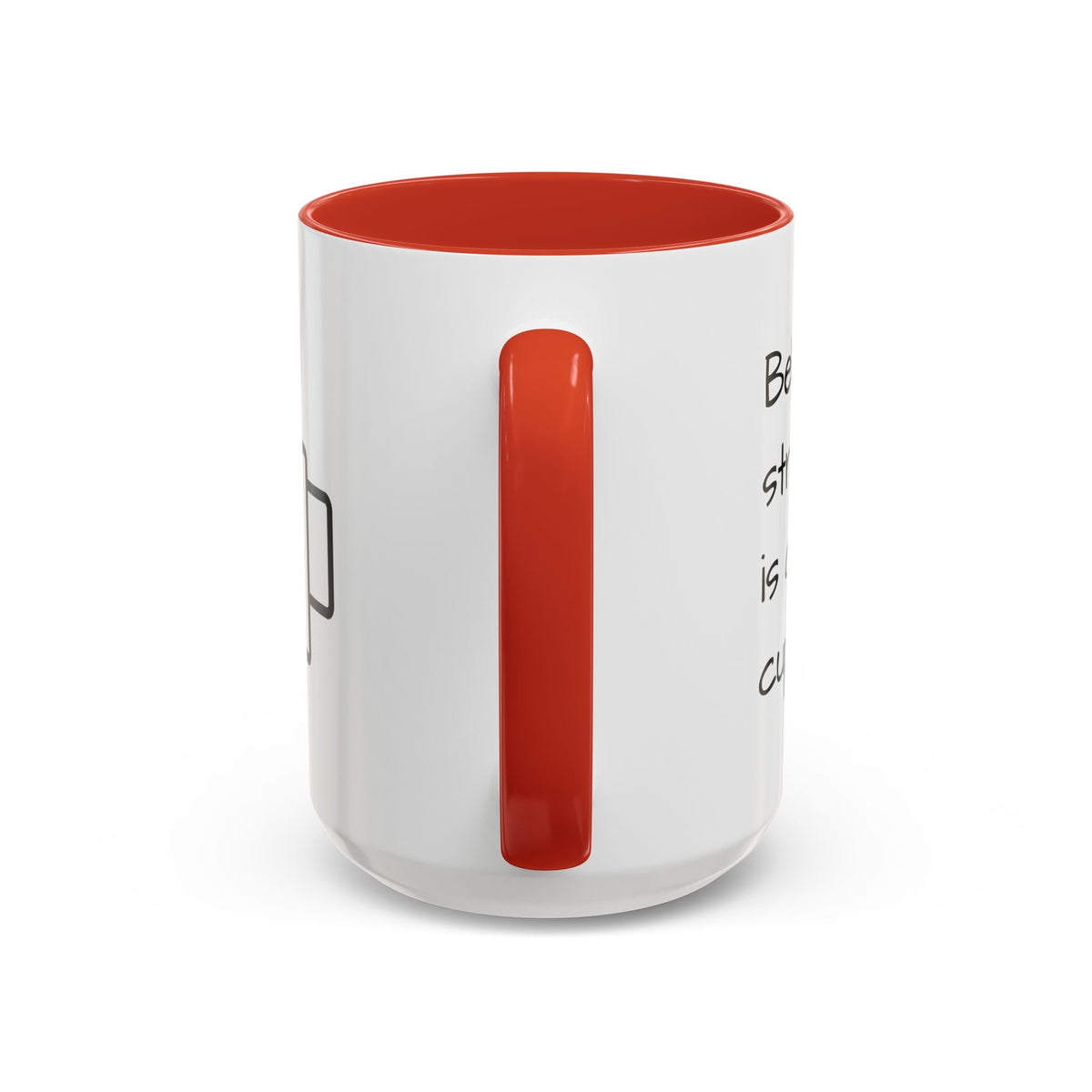 Steaming Coffee Mug Illustration Accent Mug - FamilyCarers.store