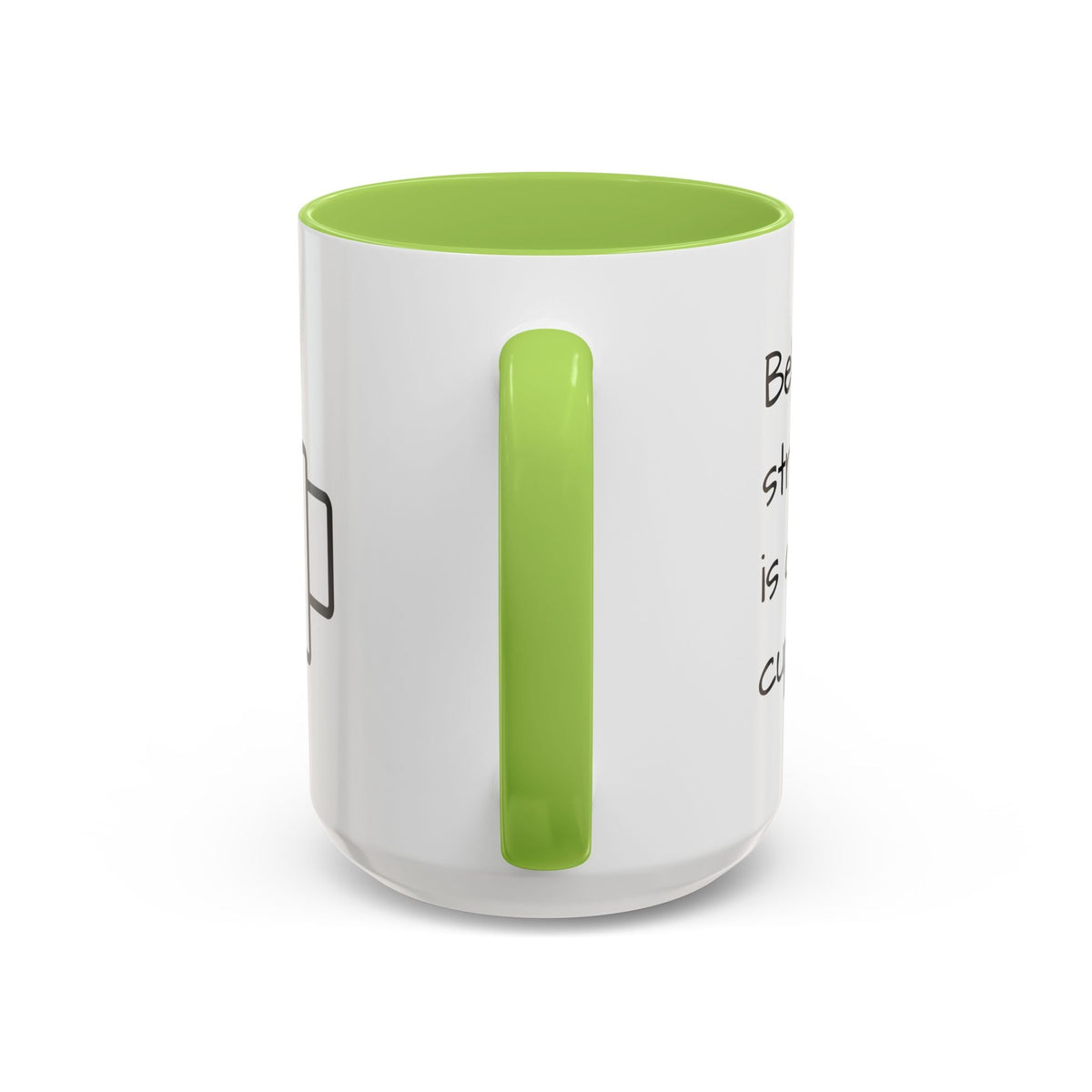 Steaming Coffee Mug Illustration Accent Mug - FamilyCarers.store