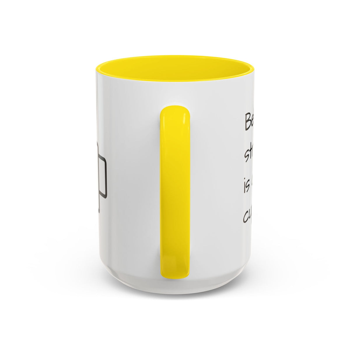 Steaming Coffee Mug Illustration Accent Mug - FamilyCarers.store