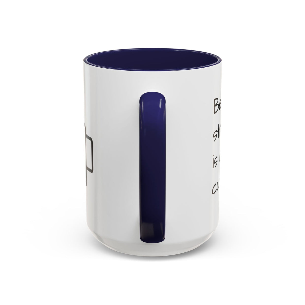 Steaming Coffee Mug Illustration Accent Mug - FamilyCarers.store