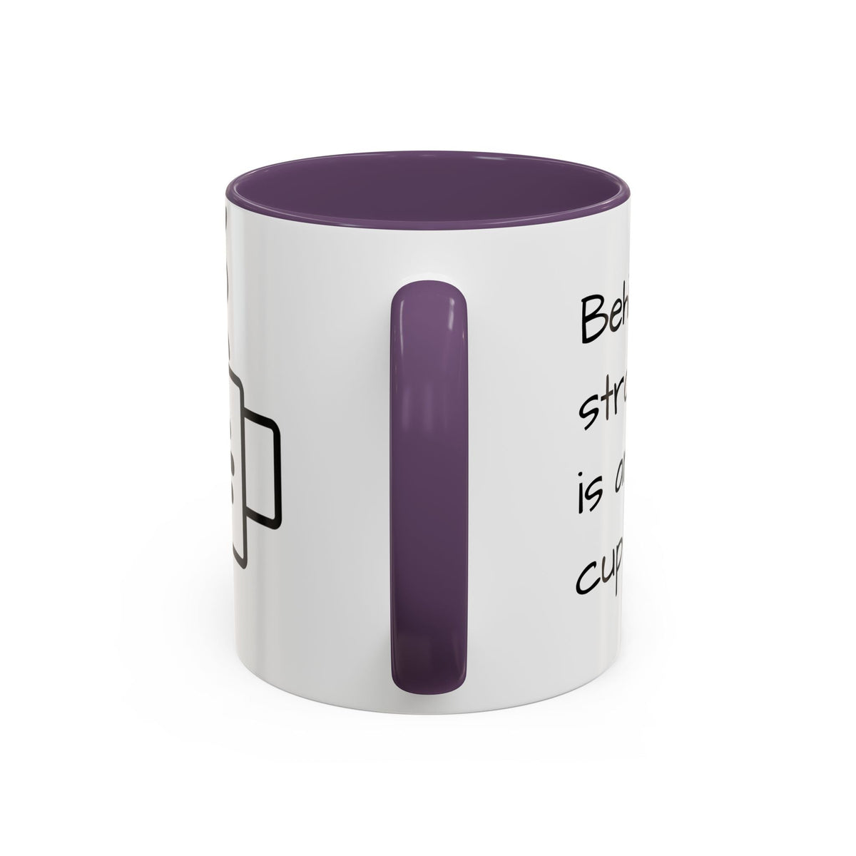 Steaming Coffee Mug Illustration Accent Mug - FamilyCarers.store