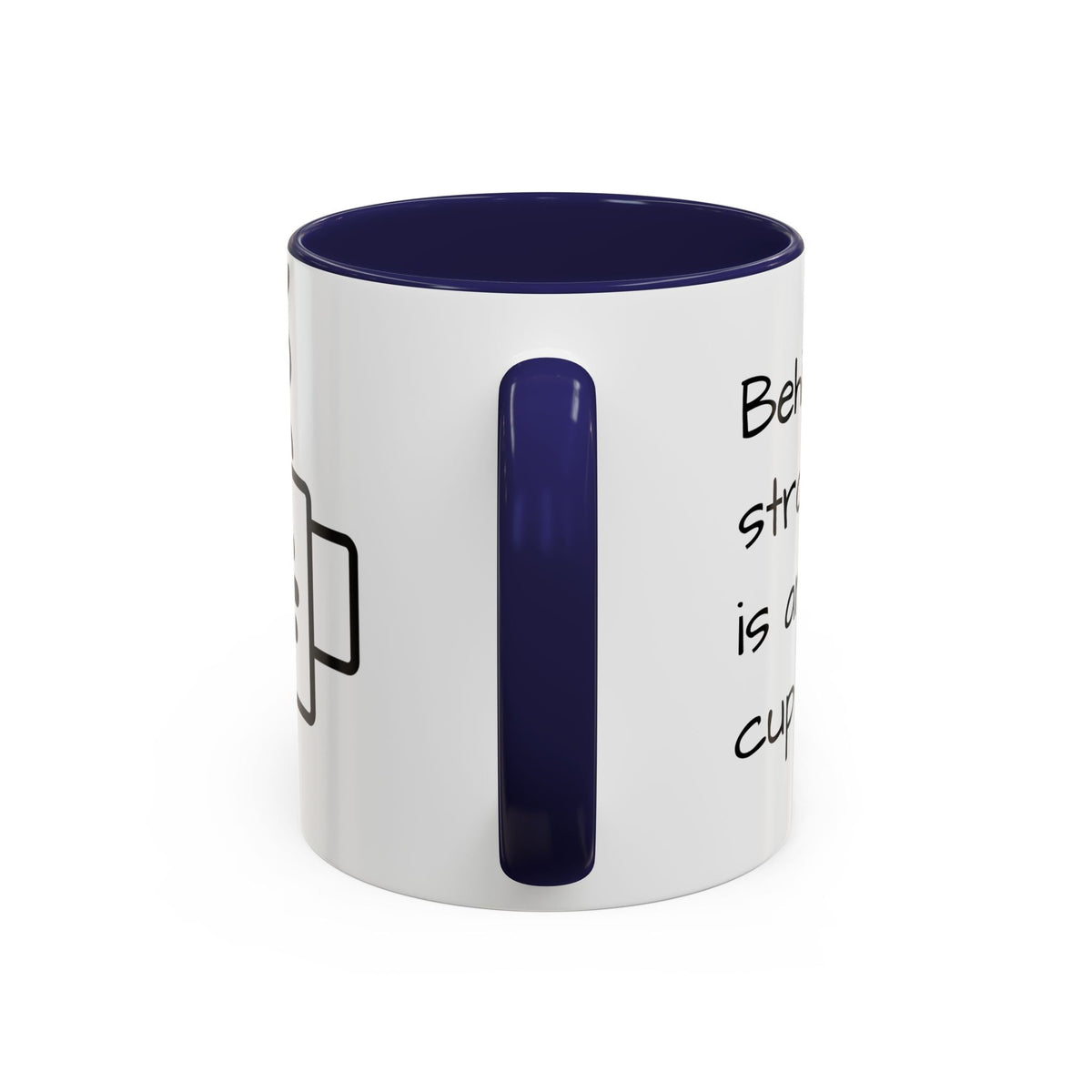 Steaming Coffee Mug Illustration Accent Mug - FamilyCarers.store