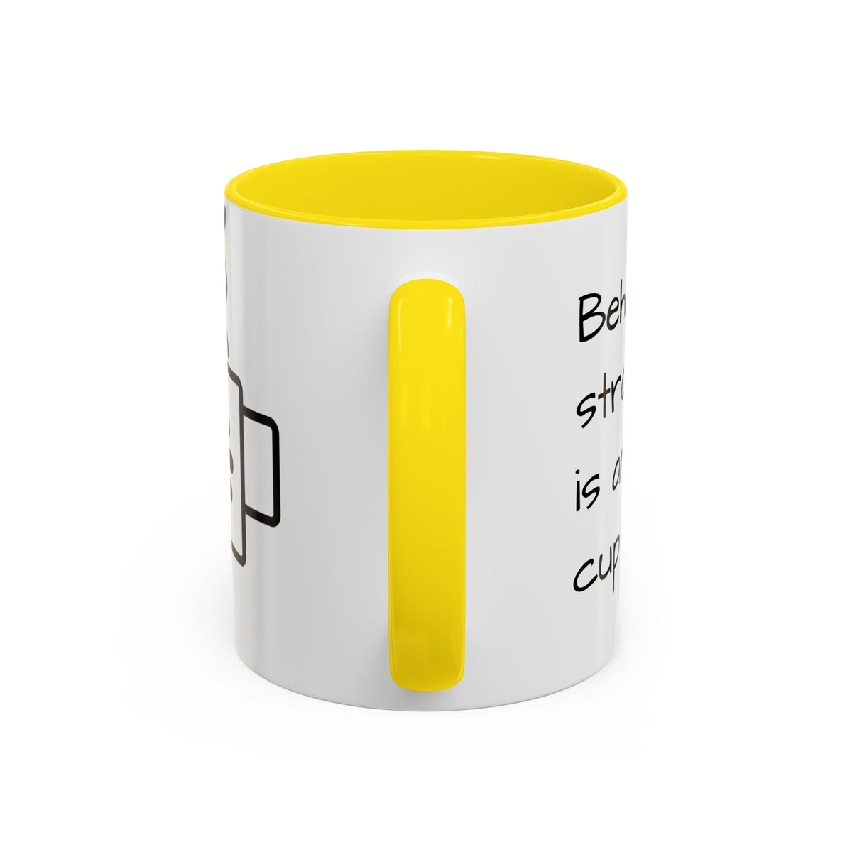 Steaming Coffee Mug Illustration Accent Mug - FamilyCarers.store