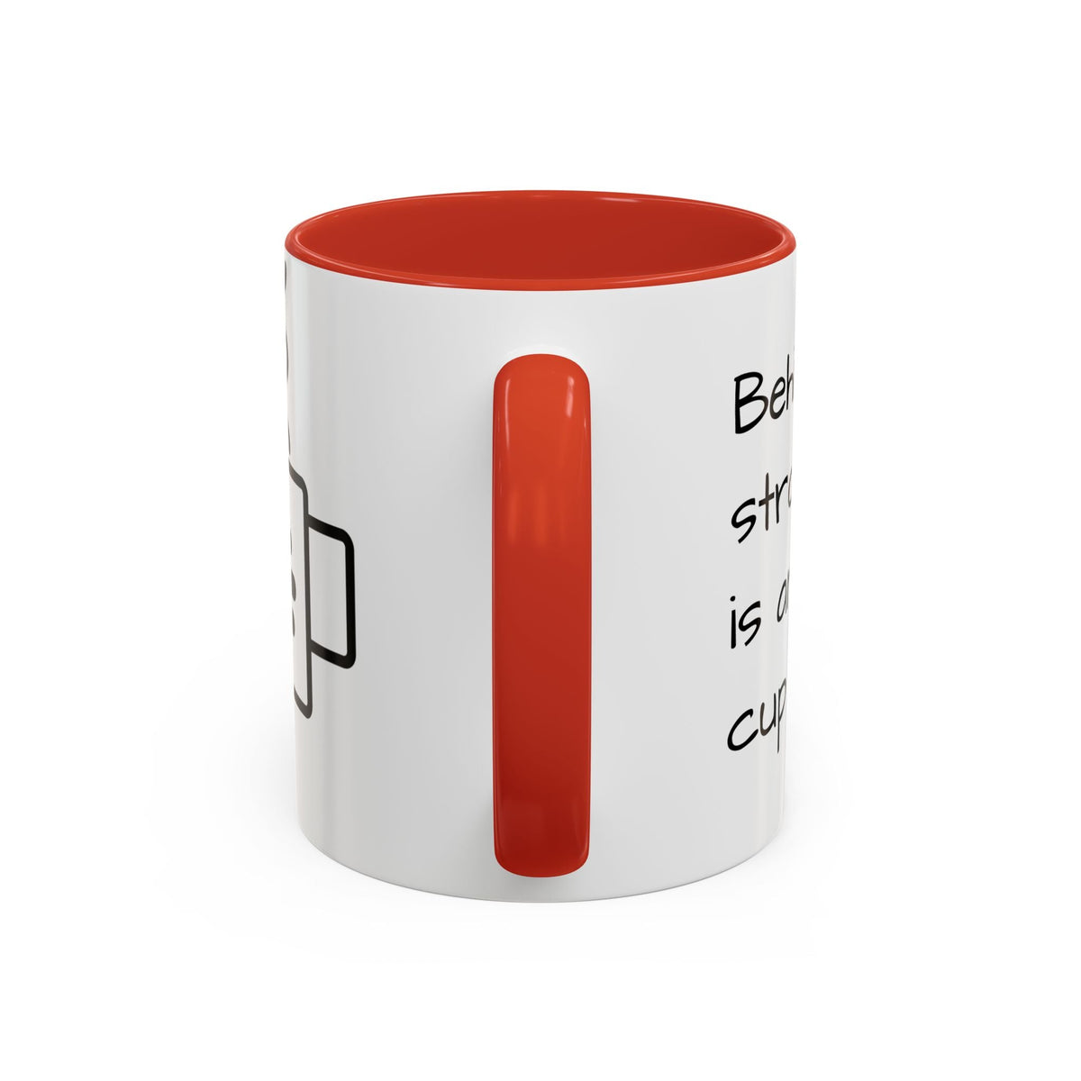 Steaming Coffee Mug Illustration Accent Mug - FamilyCarers.store