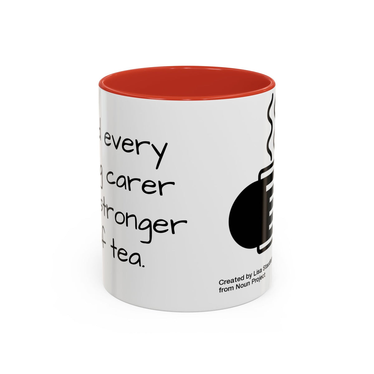 Steaming Coffee Mug Illustration Accent Mug - FamilyCarers.store