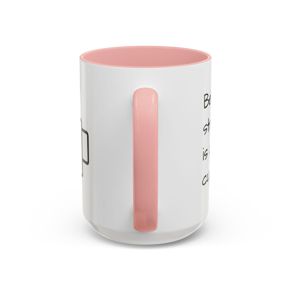 Steaming Coffee Mug Illustration Accent Mug - FamilyCarers.store