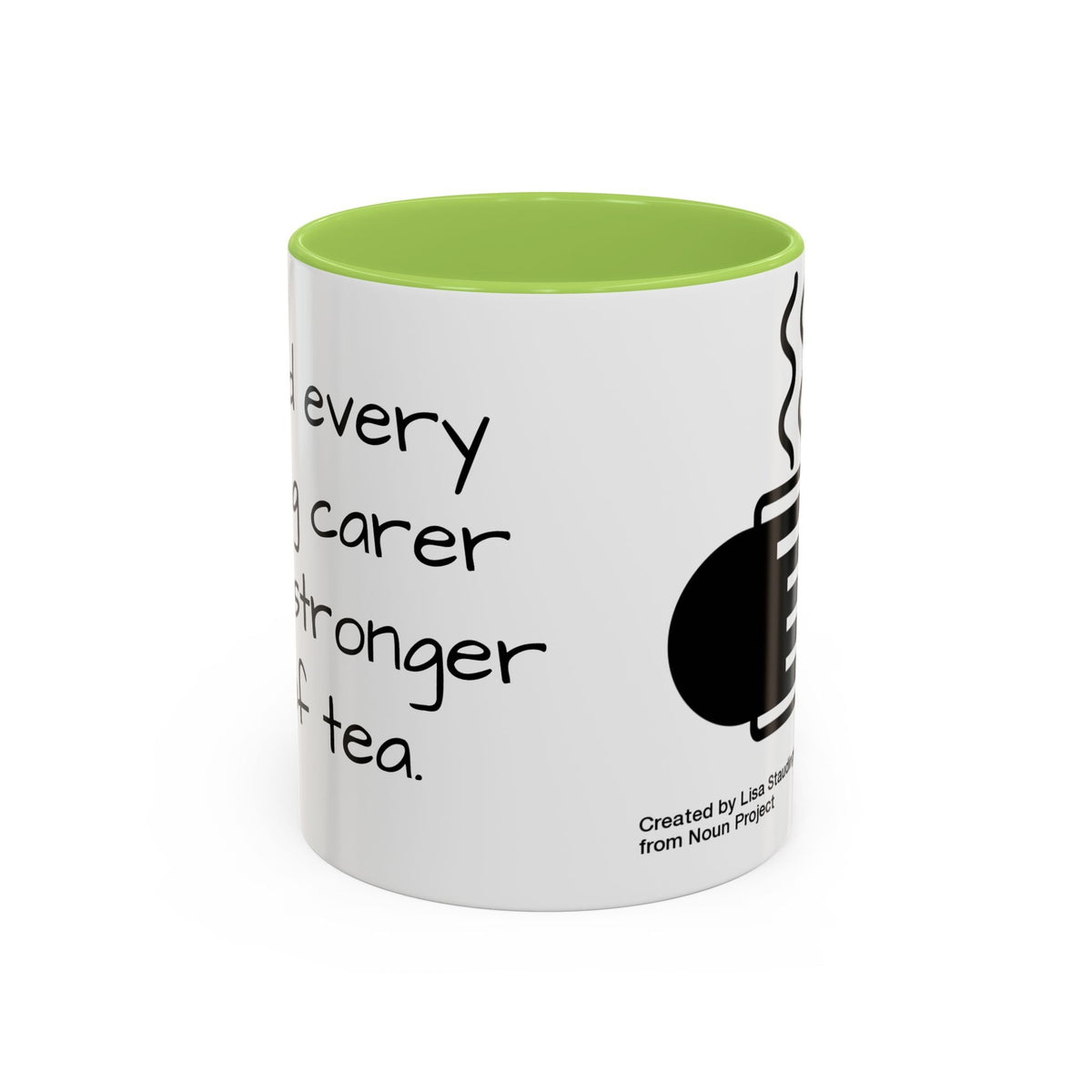 Steaming Coffee Mug Illustration Accent Mug - FamilyCarers.store
