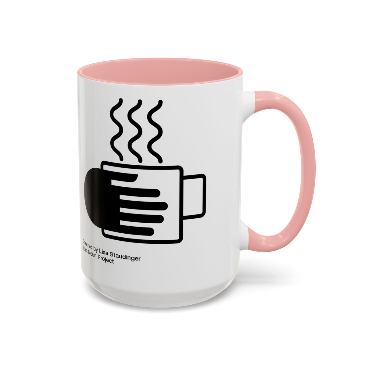Steaming Coffee Mug Illustration Accent Mug - FamilyCarers.store