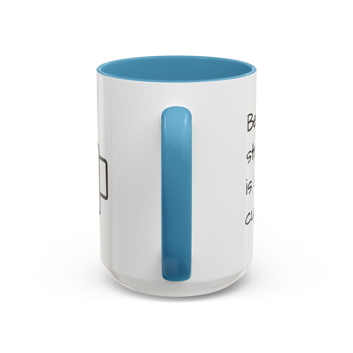 Steaming Coffee Mug Illustration Accent Mug - FamilyCarers.store