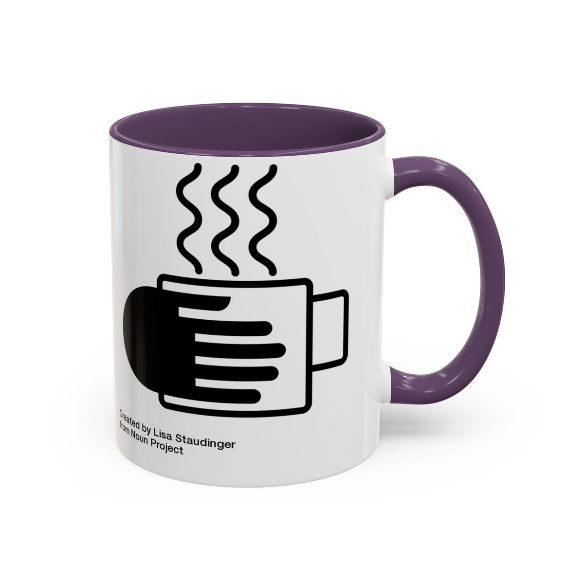 Steaming Coffee Mug Illustration Accent Mug - FamilyCarers.store