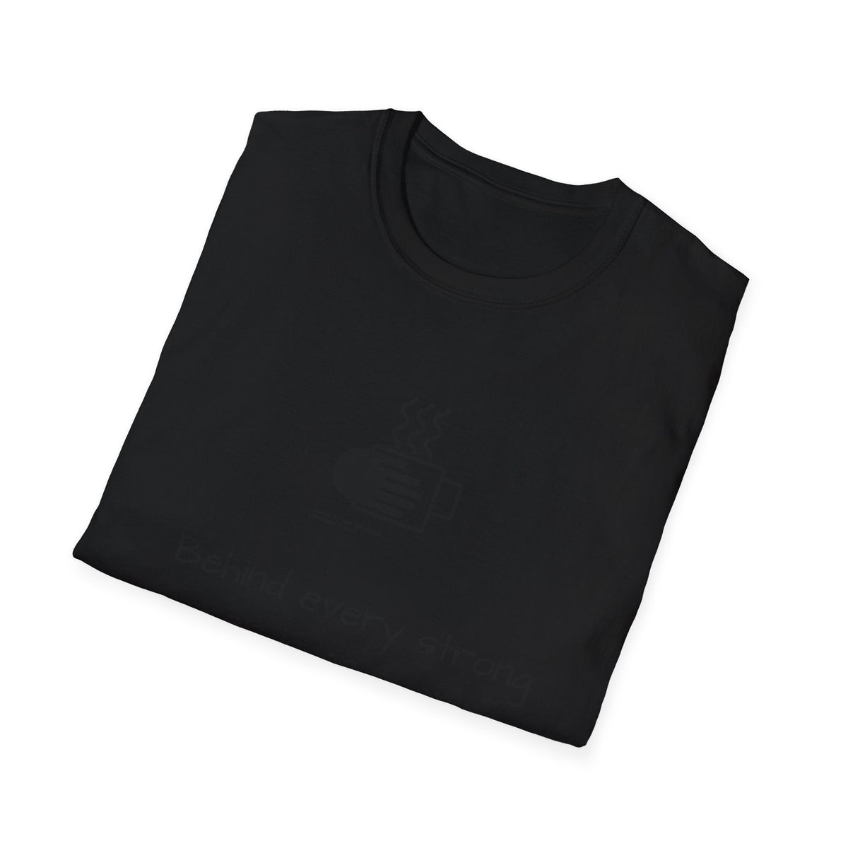 Tea Lover T-Shirt — "Behind Every Strong Carer Is An Even Stronger Cup of Tea" - FamilyCarers.store