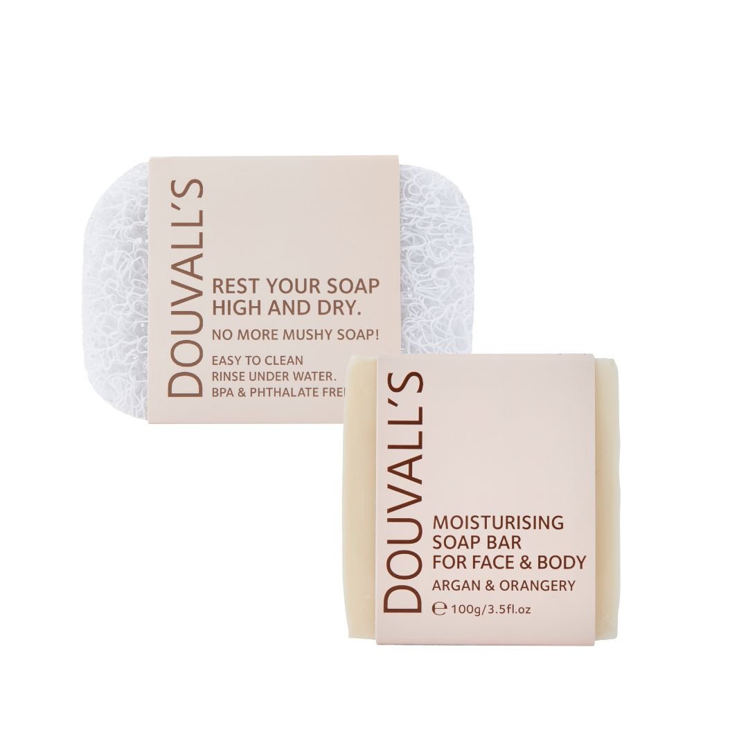 The Eco Soap Lover Set — Argan Soap & Soap Saver Gift - FamilyCarers.store