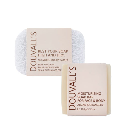 The Eco Soap Lover Set — Argan Soap & Soap Saver Gift - FamilyCarers.store