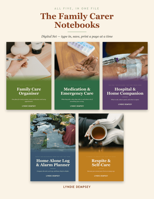 The Family Carer Notebooks — Digital Set - FamilyCarers.store