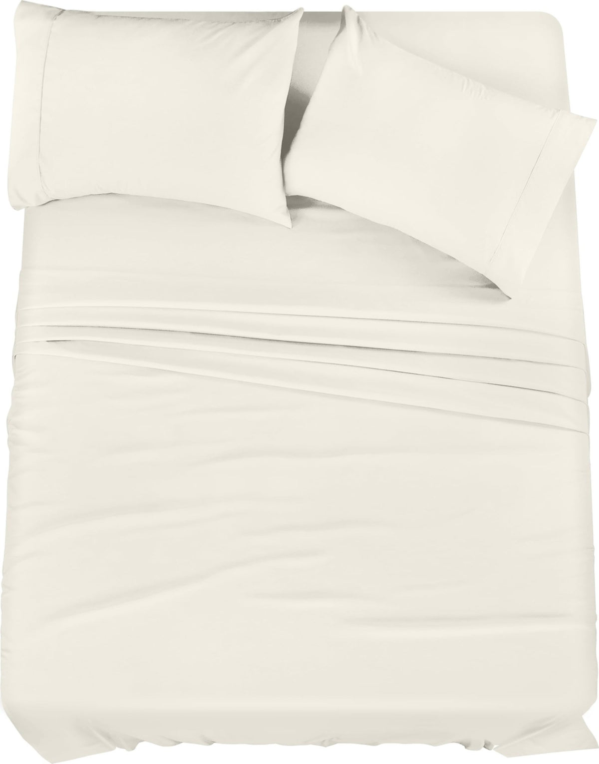 Utopia Bedding Full Bed Sheets Set - 4 Piece Bedding - Brushed Microfiber - Shrinkage and Fade Resistant - Easy Care (Full Ivory) - FamilyCarers.store