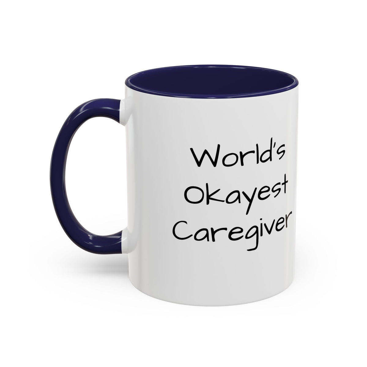 World's Okayest Caregiver Mug - FamilyCarers.store