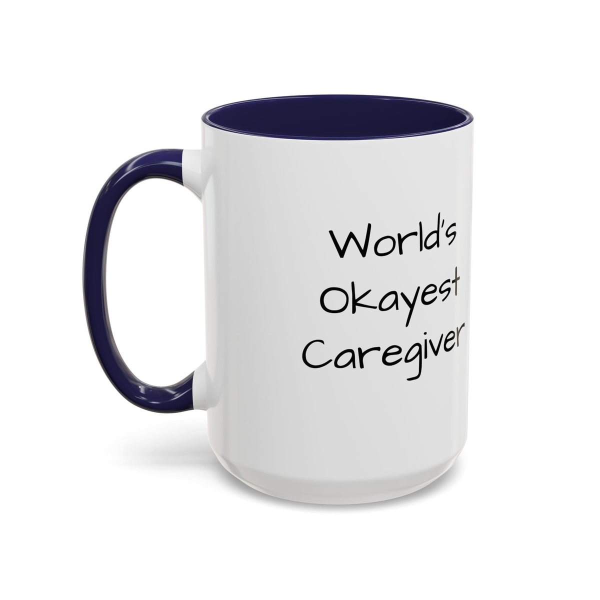 World's Okayest Caregiver Mug - FamilyCarers.store