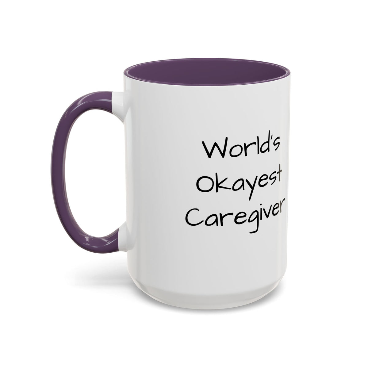 World's Okayest Caregiver Mug - FamilyCarers.store