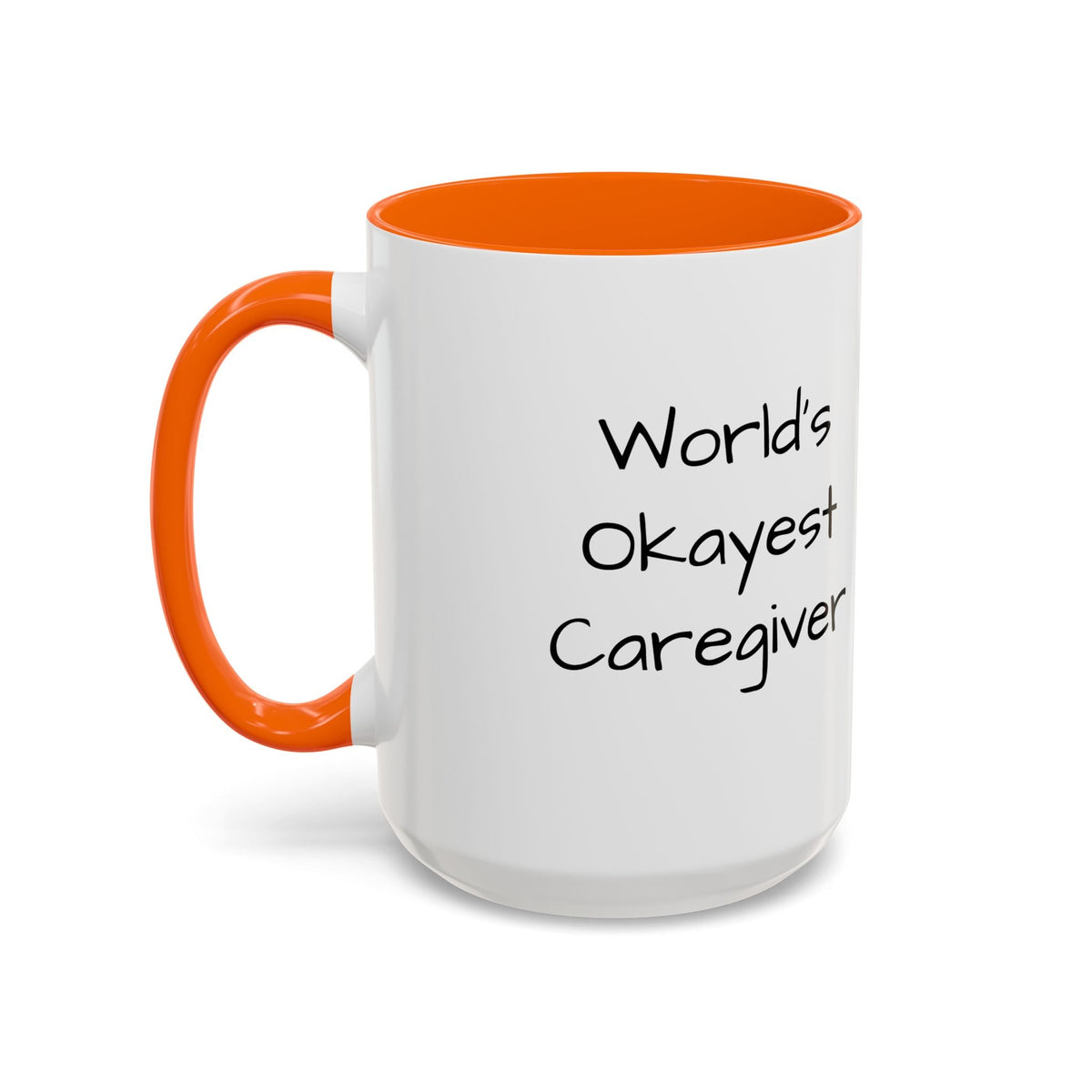 World's Okayest Caregiver Mug - FamilyCarers.store
