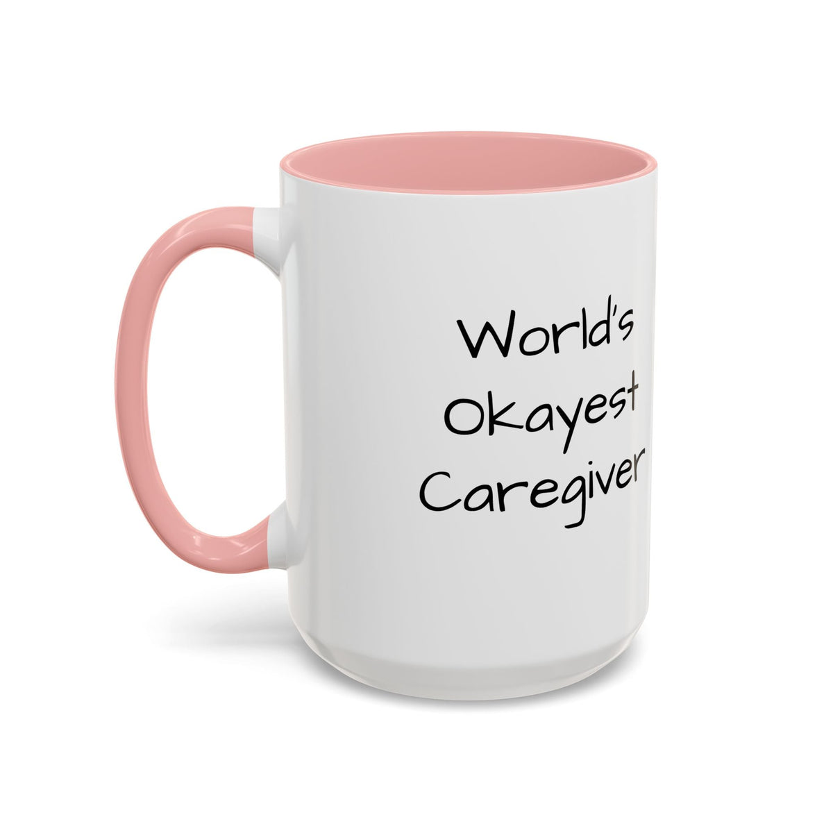 World's Okayest Caregiver Mug - FamilyCarers.store