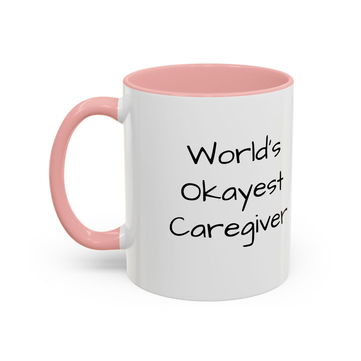 World's Okayest Caregiver Mug - FamilyCarers.store