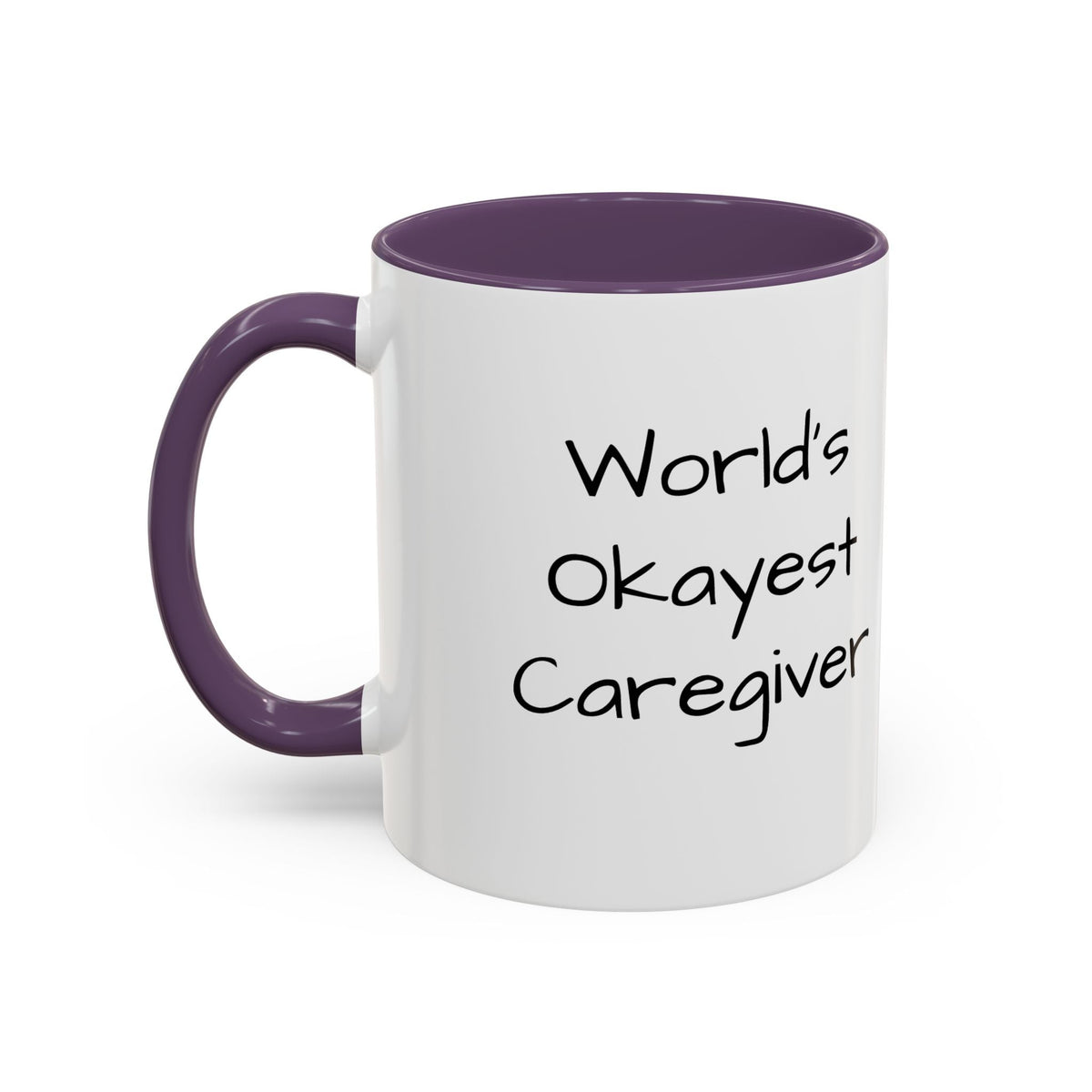 World's Okayest Caregiver Mug - FamilyCarers.store